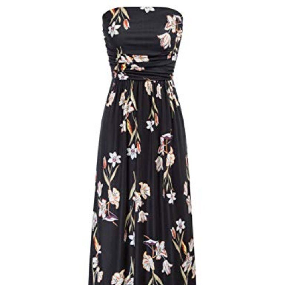 Grace Karin Strapless Maxi Dress